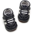 thumbnail image 3 of Baby Girls Boys Pu Leather Sneakers Anti-Slip Rubber Sole Cartoon Moccasins Handmade Newborn Slippers Hard Bottom Toddler First Walkers Infant Crib Shoes, 3 of 6