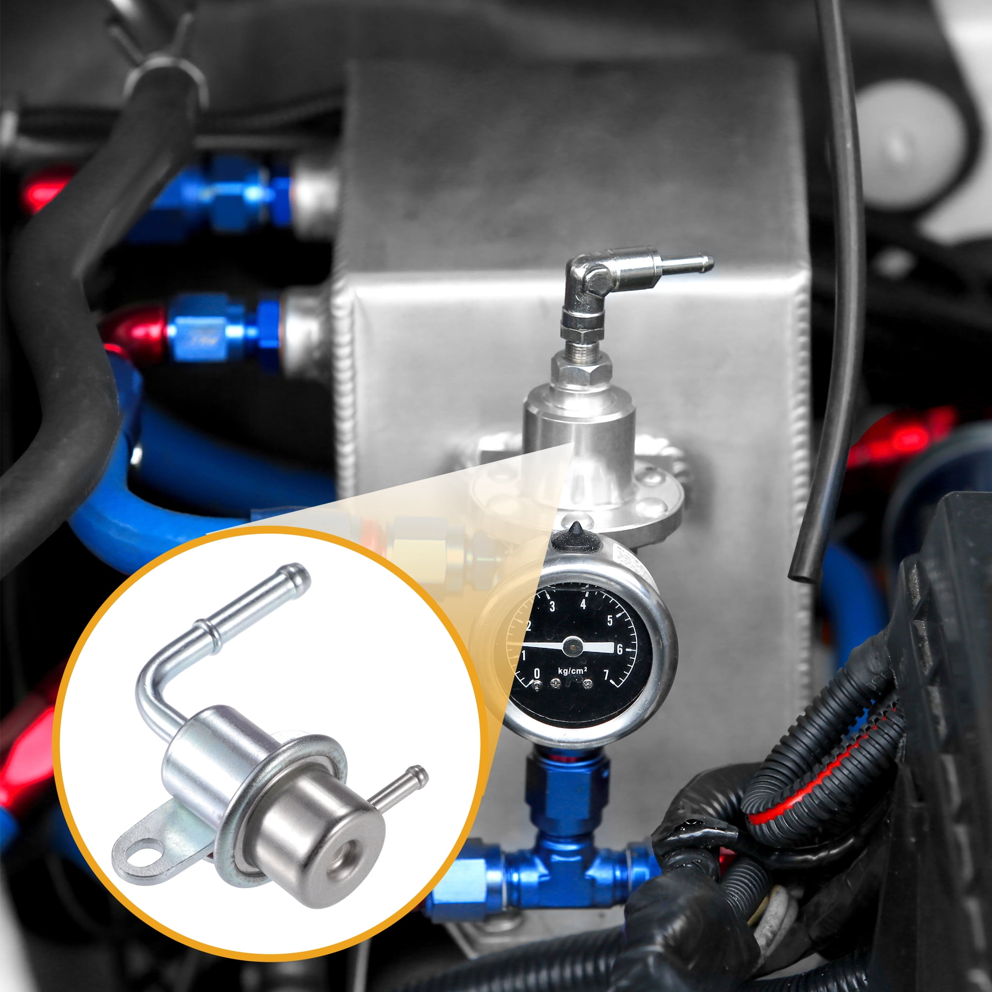 Unique Bargains Fuel Injection Pressure Regulator for Mitsubishi Outlander 2003