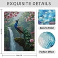 thumbnail image 3 of Diamond Art Kits for Adults - 5d Peacock Blossom Waterfall Scene Diamond Painting for Adults, Diamond Art for Adults Beginners, Diamond Painting Kits for Adults for Home Wall Decor, 3 of 7