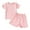 Pink, variant on Gubotare Boy Pajamas Boys Summer Pajamas Short Sleeve Pajamas Shorts Set 2 Piece Summer Kids Pjs Sleepwear Sets Size 12-18 Months (Hot Pink,12-18 Months)