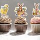 thumbnail image 4 of 24 Piezas Pollito Conejo Huevo Estilo Cupcake Topper Festival de Pascua Fiesta de Cumpleaños Decoraciones para Baby Shower, 4 of 5
