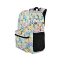 thumbnail image 2 of Psesaysky Otter Butterfly Floral Backpack Soccer Ball Elementary School Bookbag for Teen Kids Boys and Girls Age 6-15 Year Old 17 Inch Shoulder Bagpack with Zipper, 2 of 7