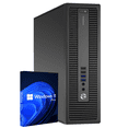 thumbnail image 1 of Restored HP Desktop Computer ProDesk 600 G2 PC Intel Quad-Core i5-6500, 16GB Ram, 256GB SSD + 1TB HDD, Built-in WiFi, Windows 11 Pro (Refurbished), 1 of 6