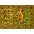 thumbnail image 1 of Ahgly Company Indoor Rectangle Animal Yellow Traditional Area Rugs, 5' x 8', 1 of 4