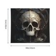 thumbnail image 3 of Yiaed Gold Pattern Skull Print Tapestry for Bedroom,Tapestry Wall Tapestries, Tapestry Aesthetic for Living Room Dorm Room 51" X 60", 3 of 6