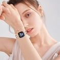 thumbnail image 6 of REQO Compatible with Fitbit Sense/Versa 3 Bands for Women Dressy Metal Wristband Strap Accessory Replacement Bands Bracelet Wristbands for Fitbit Sense/Versa 4/Versa 3 Smartwatch, 6 of 7