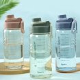 thumbnail image 7 of Conditiclusy 1.5L Water Bottle Heat-resistant Large Capacity Transparent Convenient Handle Drink Jug for Fitness, 7 of 7
