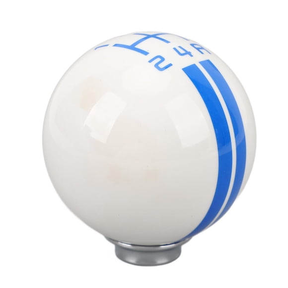 5 Speed Shifter Knob, Racing Gear Shift Shifter Knob Round Ball Manual Shift Knob with 3 Adapters, Short Throw Shifter Fit for 1967-2018