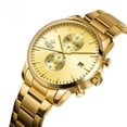 thumbnail image 3 of Reloj de hombre con correa de acero de tendencia Reloj de hombre alto Reloj de hombre simple de cuarzo resistente al agua, 3 of 6