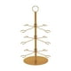 thumbnail image 1 of Soporte para copas de vino Perfecl estante de almacenamiento de 3 niveles con 12 ganchos oro, 1 of 8