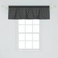 thumbnail image 2 of Ambesonne Dark Grey Window Valance, Venetian Baroque, 42" x 18", Black Grey, 2 of 3