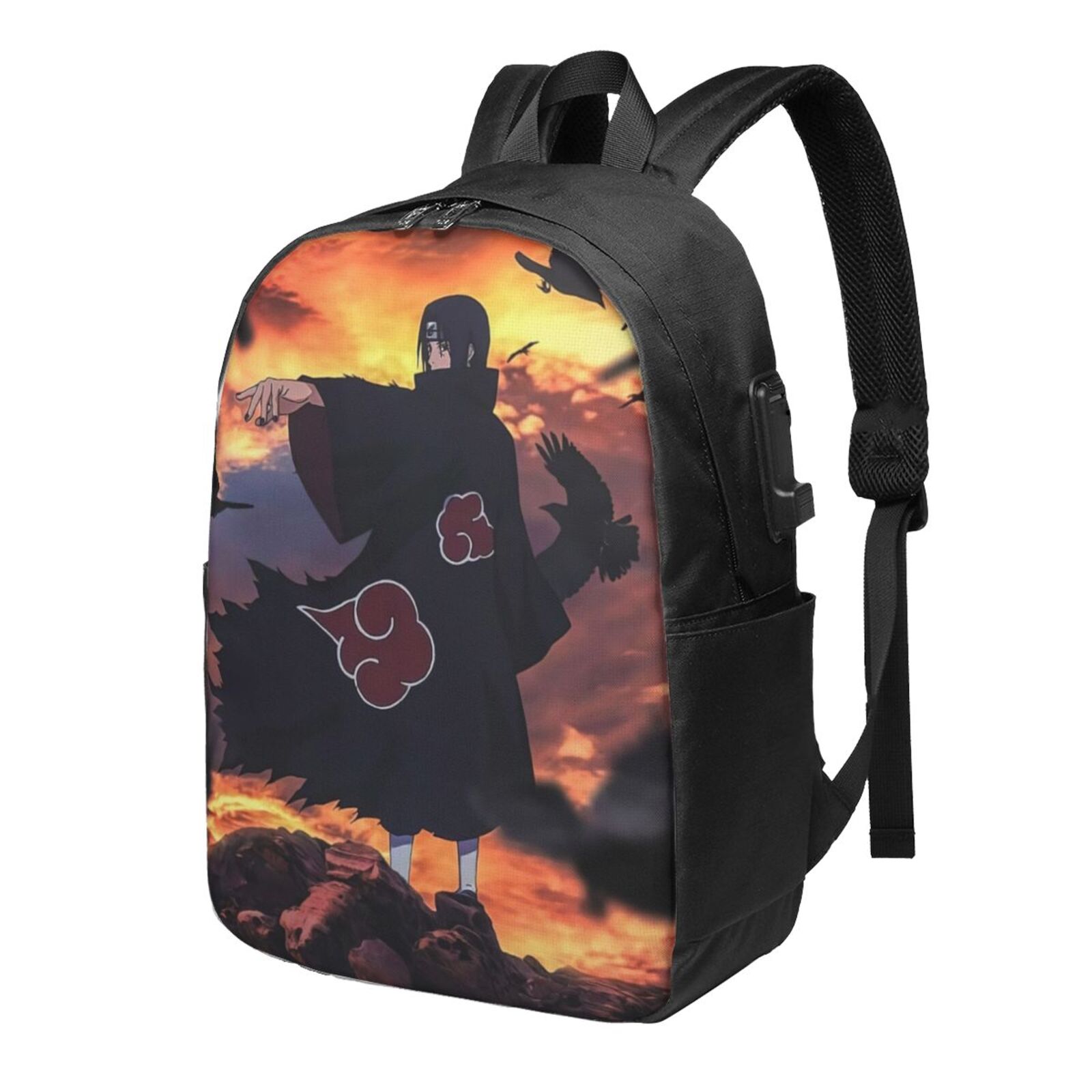 NARUTO 3D Print Backpack Camo Bookbag,Anime Backpack Cartoon Backpack