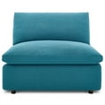 thumbnail image 4 of Modway Commix Down Filled Overstuffed Armless Chair, Teal, 4 of 8