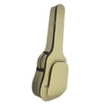 thumbnail image 1 of Bolsa para bajo, funda para guitarra con asa de transporte, mochila suave acolchada, funda para guitarra acústica, funda para guitarra eléctrica para Caqui, 1 of 8