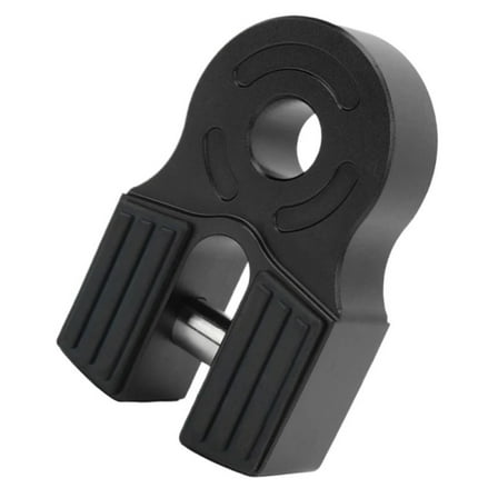 30000LBS Aluminum Winch Shackle Flat Tow Hook Mount With Iron Pin Rubber Guard Universal for ATV UTV SUV Pickup Truck