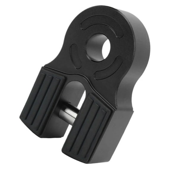 30000LBS Aluminum Winch Shackle Flat Tow Hook Mount With Iron Pin Rubber Guard Universal for ATV UTV SUV Pickup Truck