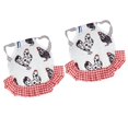 thumbnail image 3 of FLAMEEN Lot de 2 Tabliers pour Poules, Selle de Poulet, Protection pour Poules et Volailles, 3 of 8