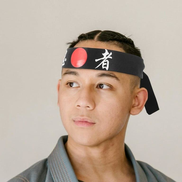 Samurai Headband Men Apparel Scarf Sports Sweat Absorbing Cotton Man Fitness