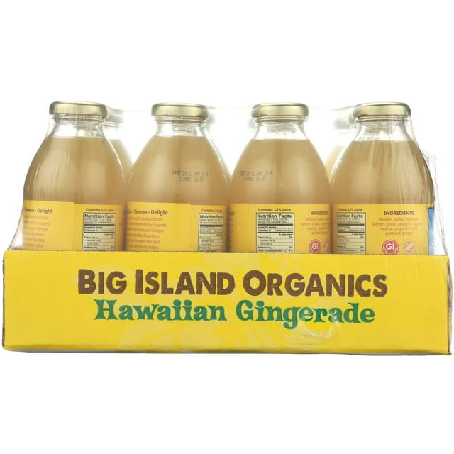 Big Island Organics Hawaiian Gingerade, 16 fl. oz., 12 pk.