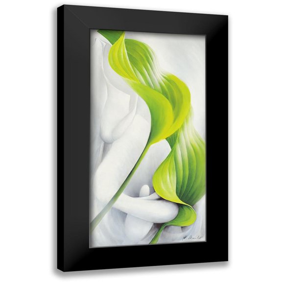 Schmucker, Annette 9x14 Black Modern Framed Museum Art Print Titled - Calla I
