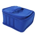 thumbnail image 1 of Organizador De Aceite Esencial, Caja De Almacenamiento De Aceite Esencial De Tamaño Pequeño De Terciopelo, Correa De Mano, Diseño De Celosía Para Botella De 15 Ml Mgaxyff Essential Oil Carrying Case, 1 of 8