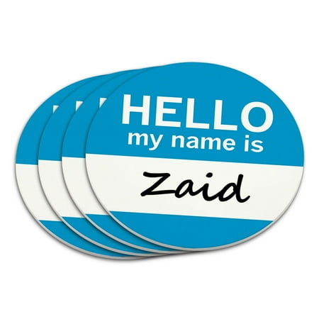

Zaid Hello My Name Is Coaster Set