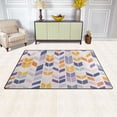 thumbnail image 3 of Non-Slip Area Rug 60"x39" Indoor Washable Floor Mats Carpet Printed for Living Room, Bedroom, Home Decor Shape Of Lavender Arrow, 3 of 7