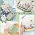 thumbnail image 4 of (vert) Trousse Crayons D'cole, Sac Crayons Multifonctionnel De Grande Capacit, Sac Cosmtiques Pour Bote De Rangement Pour Papeterie Scolaire, C, 4 of 5