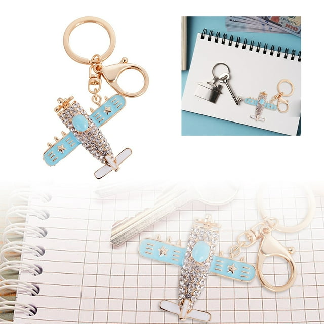 Hearth & Gear Porte-Clés Avion en Alliage pour Sac à Main Femme Pendentif