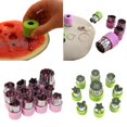 thumbnail image 1 of 12x Emporte-Pièces en Acier Inoxydable pour Fruits et Légumes, Moules pour Aliments pour Enfants, 1 of 5