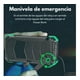 thumbnail image 3 of Mr. Gadgets Solar Blast Power Bank 20000 Mah Bateria Panel Solar De Carga Portatil Con Linterna, Manivela De Emergencia, Carga Inalambrica, Color Negro Con Verde., 3 of 7