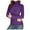 Purple, variant on TIANZEN Women's Solid Color Casual Stretch Slim Fit Base Top For Wear Mens Thermal Underwear Thermal Tops for Women Long Sleeve Pack plus Size Thermal Tops for Women 3x