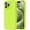fluorescent green, variant on Premium Silicone, Shockproof, Soft Anti-Scratch Lining — For iPhone 15 Pro Max 6.7" Calke Green