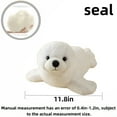 thumbnail image 3 of Chubby Seal Plush Toy Cute Plush Stuffed Marine Animal Sea Lion Pillow Soft Plush Stuffed Sea Lion Plush Toy Birthday Christmas Gift, 3 of 6