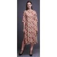 thumbnail image 2 of Bimba Printed Straight Kurti Kurtis For Women Summer Clothing Medium, 2 of 6