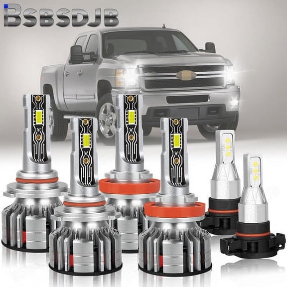 For Chevy Colorado 2015-2018 2019 Combo LED Headlight   Fog Light Bulbs White