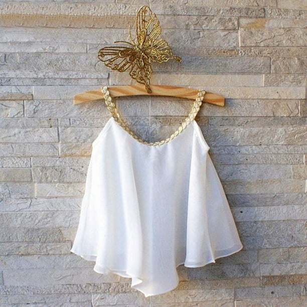 Fashion Kids Baby Girls Chiffon Woven Tops Shirt Hot Pants Shorts