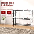 thumbnail image 3 of Organizador de estantes Storage Shelves Sakugi de 3 niveles, metal negro, 3 of 3