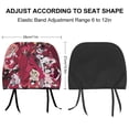 thumbnail image 2 of Song Dance Hazbin Hotel Car Headrest Cover Decor Vehicles Seat Pillow Cover Protector Accessories Auto Front/Rear Seats Head Rest Cover Universal Fit Most Cars Sedan SUV Van, 2 of 7