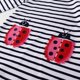 thumbnail image 3 of Vestido Hongshilian de punto de algodón para niñas pequeñas 18M-7T Ladybug, 3 of 5