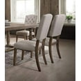 thumbnail image 4 of Contemporary Dining Room Furniture 7pc Dining Set Rectangular Table Upholstered Tufted 6 Side Chairs Casual Style, 4 of 6