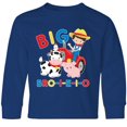 thumbnail image 3 of Inktastic Farmer Tractor EIEIO Big Bro Long Sleeve Youth T-Shirt, 3 of 5