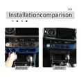 thumbnail image 3 of TINKI Fit for Tacoma 2015 2016 2017 2018 2019 2020 2021 2022 2023 LHD Car A/C Control Switch Panel,Center Console Air Vent Outlet Air Condition Vent Cover Trim Car Accessories, 3 of 7