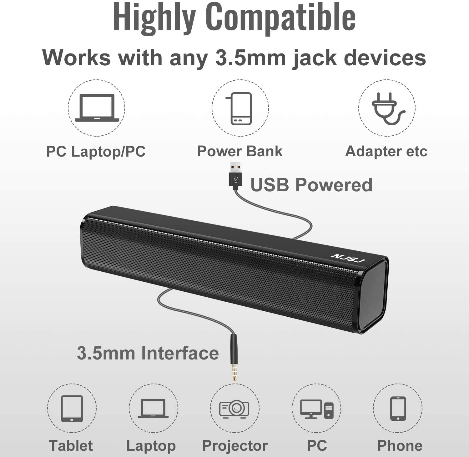 soundbar with aux input