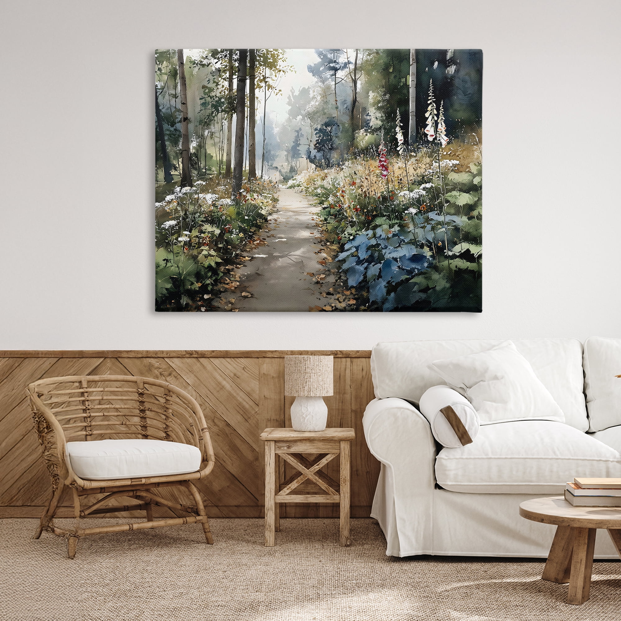 Stupell Industries Foliage Forest at Dusk Canvas Wall Art, design by Franklyn Gregory