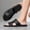 Black#25, variant on HAJWOH Men's Summer Beach Learher Sandals Comfortable Open Toe Cutout Slides