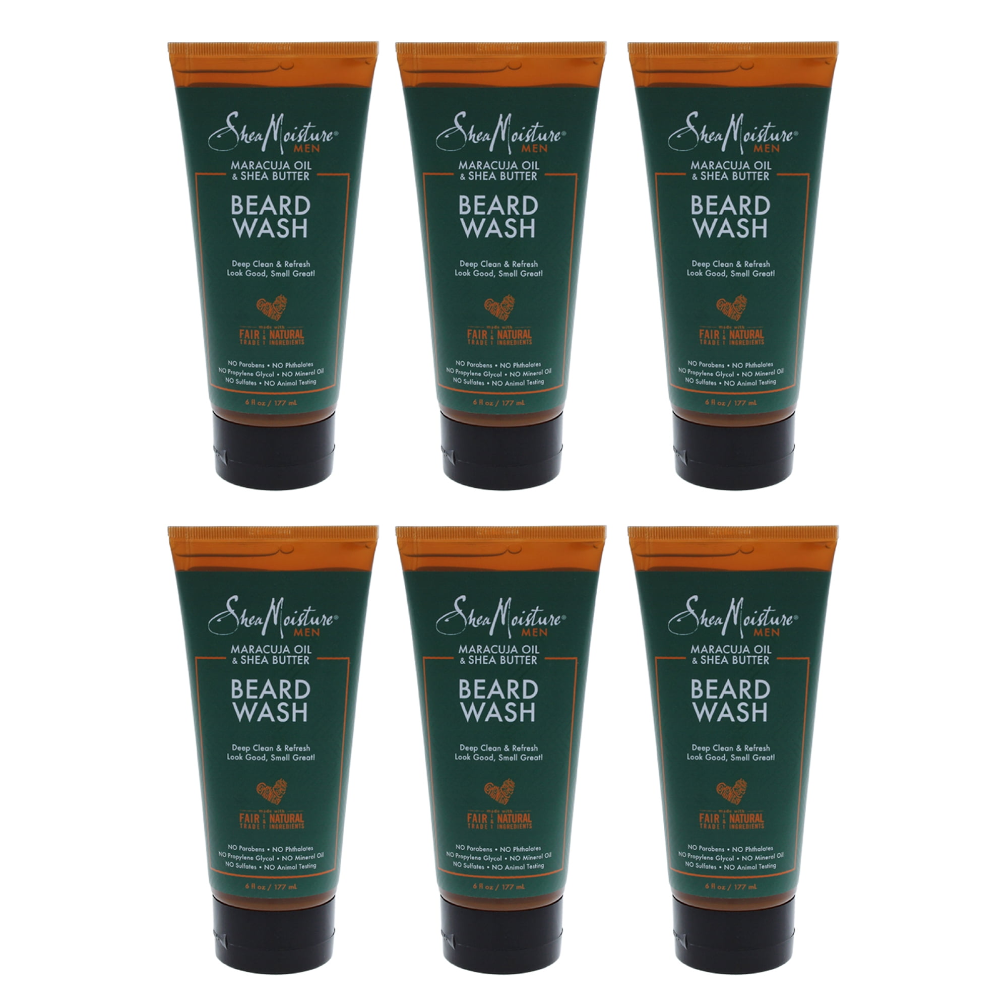 Shea Moisture Maracuja Oil and Shea Butter Beard Wash Deep Clean and