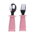 thumbnail image 1 of Stainless Steel Fork Spoon Set With Silicone Handle Durable Tableware For Kitchen Dining Camping Travel Picnic BBQ Party, 1 of 4