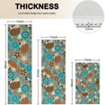 thumbnail image 4 of Cute Green Hedgehog Pattern with Pioneer Flower Kitchen Rugs Sets Of 3,Kitchen Runner Rugs Non Skid Washable,Decorative Kitchen Floor Mats for Kitchen,Sink,Laundry,17"x30"+ 17"x47" + 17"x59", 4 of 6