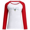 thumbnail image 3 of Meichang T-Shirt à Manches Longues pour Femmes, Imprimé Cœur Mignon, Col Rond, Coupe Ample, 3 of 3
